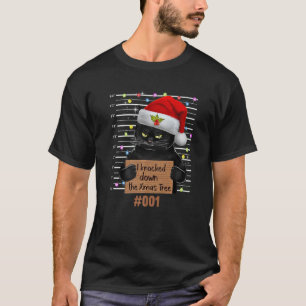 I Knocked Over The Christmas Tree Cat T-Shirt