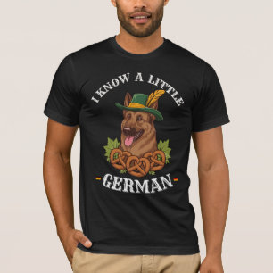 I Know A Little German Dog Lovers Oktoberfe T-Shirt