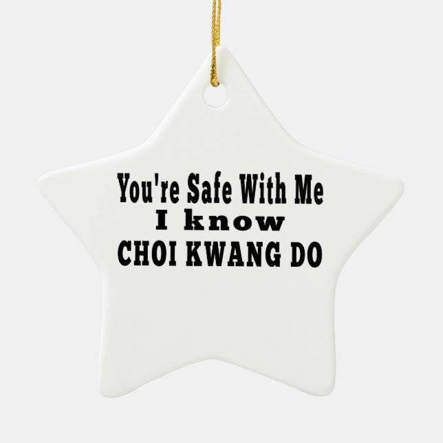 I know Choi kwang Do Ceramic Tree Decoration (Front)