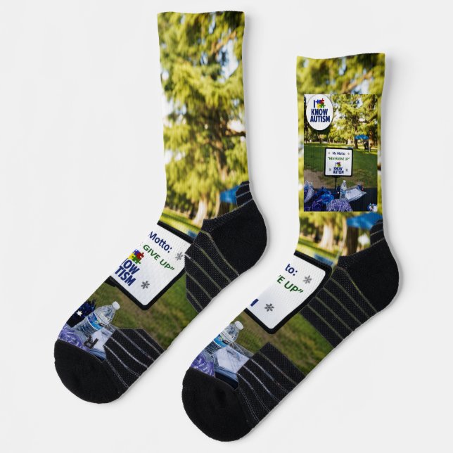 I know fundraising socks (Left)