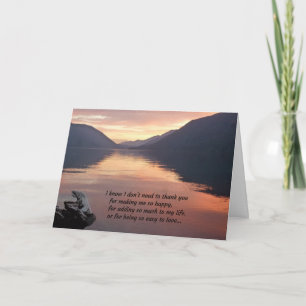 I know I don't need to thank you...Romance You Card