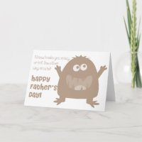 I Know I Make You Crazy Happy Father's Day Card