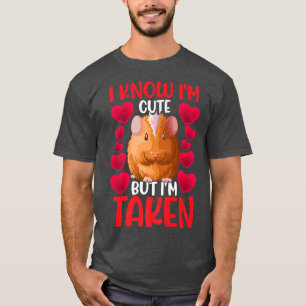 I know I'm Cute But I'm Taken Guinea pig Premium T-Shirt