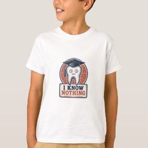 I Know Nothing Funny Tooth Meme T-Shirt