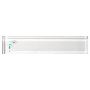 I Know Stuff Neuron Nameplate
