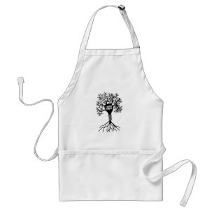 I Know Stuff Neuron Silhouette Standard Apron