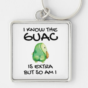 I Know The Guac Is Extra But So Am I Key Ring