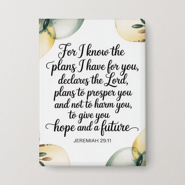 I Know the Plans (Front)