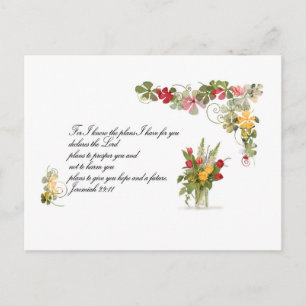 I know the plans for you postcard