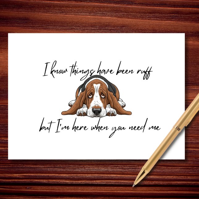 I Know Things Have Been Ruff Thinking of You Card (Thinking of you—no pressure, no awkward wording.
Just a little comfort, exactly when it’s needed.)