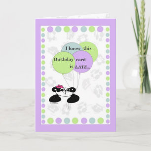 I know this card is late