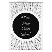 I Know Whom I Have Believed
