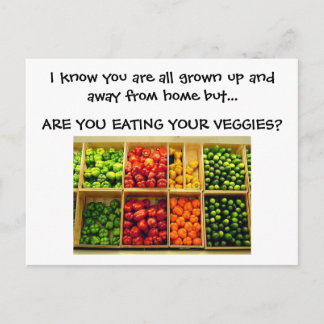 I know you are all grown up and away ... postcard