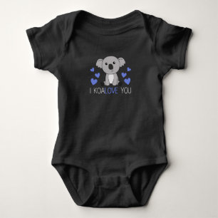 I Koalove You Sweet Koala With A Sweet Blue Baby Bodysuit