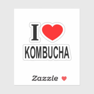 I ❤️ KOMBUCHA I LOVE KOMBUCHA I HEART KOMBUC Vinyl