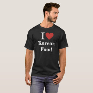 I ❤️ Korean Food for Employees CUSTOM Men's T-Shirt
