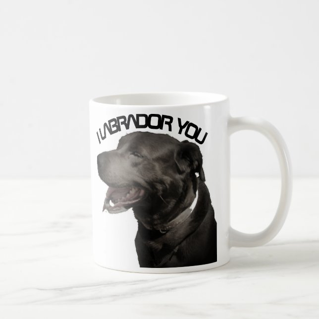 I Labrador You Two-Tone Coffee Mug (Right)