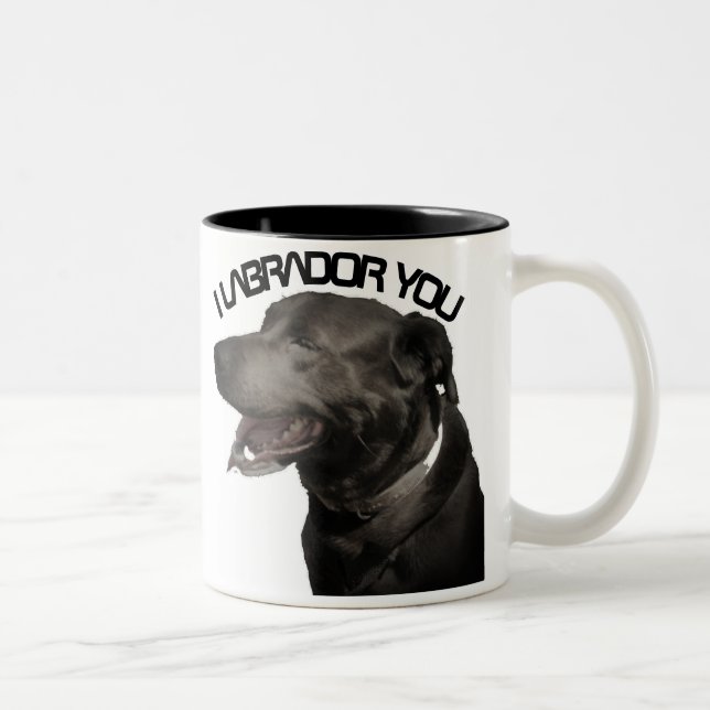 I Labrador You Two-Tone Coffee Mug (Right)