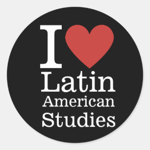 I ❤️ Latin American Studies for Students/Faculty Classic Round Sticker