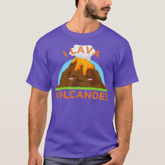I Lava Volcanoes Geologists graphic Mineralogy Cry T-Shirt