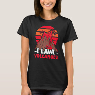 I Lava Volcanoes Geology Volcanoe Volcanic Premium T-Shirt
