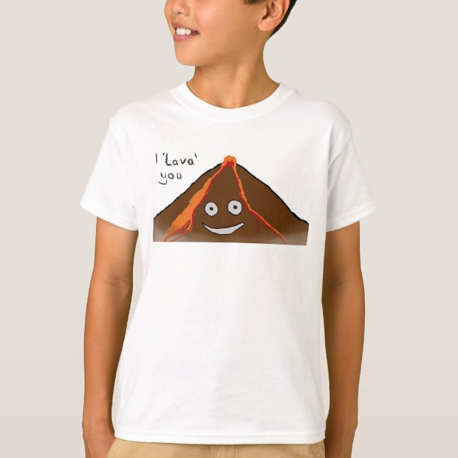 I Lava You - Kids t shirt (Front)