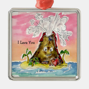 I Lava You Metal Tree Decoration