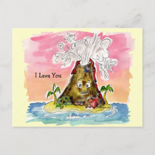 I Lava You Postcard