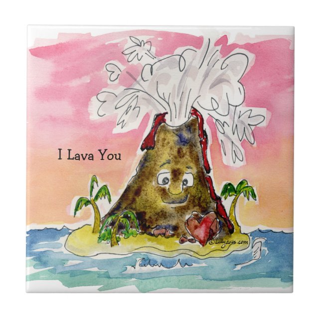 I Lava You Tile (Front)