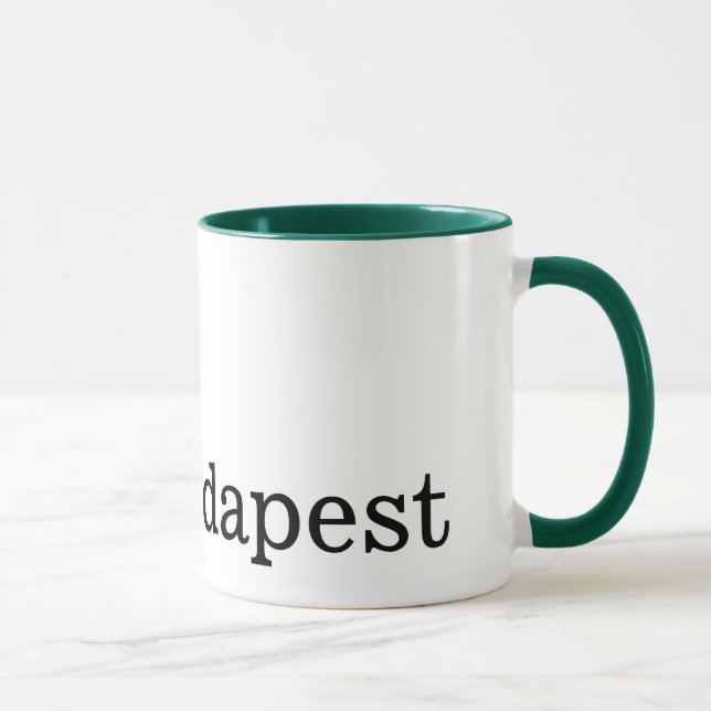 I left My heart  in Budapest Mug (Right)