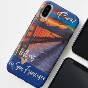 "I Left My Heart In San Francisco " Custom iPhone Case-Mate iPhone Case