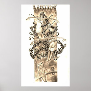 i left my heart in San Francisco Poster