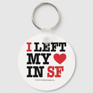 I Left My Heart Key Ring