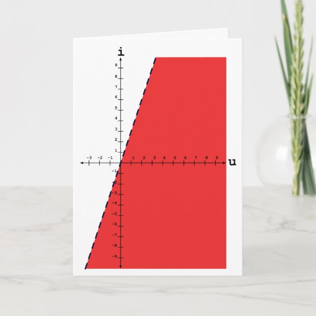 i less than 3 u holiday card (Front)