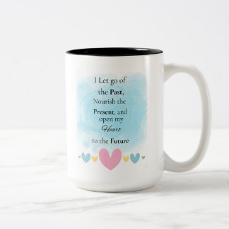 I Let Go of the Past Two-Tone Coffee Mug