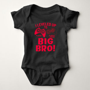 "I LEVELED UP TO BIG BRO! BABY BODYSUIT
