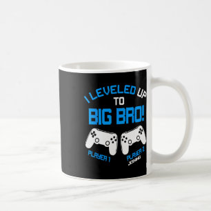 I Leveled Up To Big Bro - Video Gamer New Brother Coffee Mug