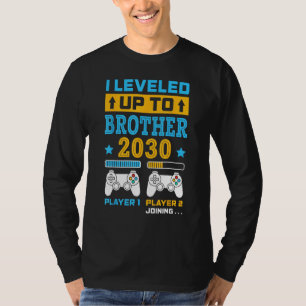 I Leveled Up To Brother 2030 Big Brother Gamer Bo T-Shirt