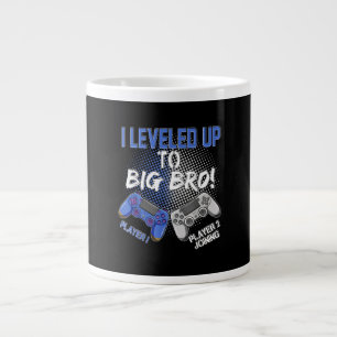 I Levelled up to Big Bro Promoted To Big Brother Large Coffee Mug