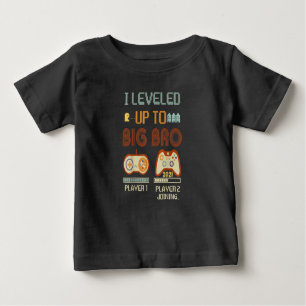 I Levelled Up To Big Brother 2021 Promoted Gift Baby T-Shirt