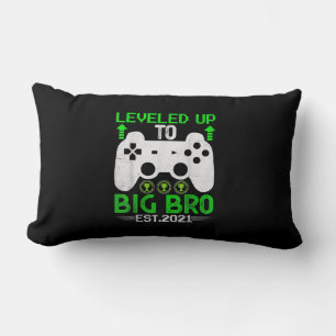 I Levelled Up To Big Brother Est2021 Promoted Lumbar Cushion
