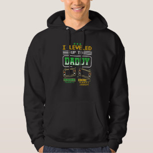I Levelled Up To Daddy 2023 Gamer Soon To Be Dad 2 Hoodie