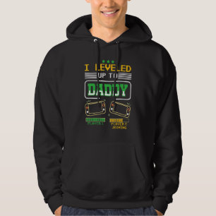 I Levelled Up To Daddy 2023 Gamer Soon To Be Dad Hoodie
