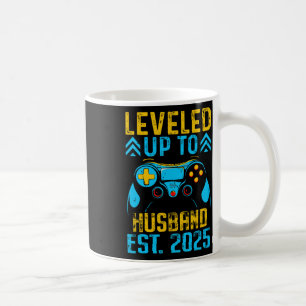 I Levelled Up To Husband Est 2025 Just Married Bac Coffee Mug