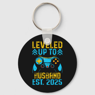 I Levelled Up To Husband Est 2025 Just Married Bac Key Ring