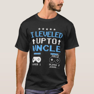 I Levelled Up To Uncle Est 2022 Funny Pregnancy An T-Shirt