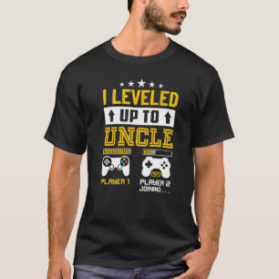 I Levelled Up To Uncle Est 2023   New Great Uncle  T-Shirt