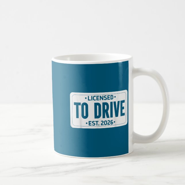 I Licensed Drive Est Driver Passed Coffee Mug (Right)