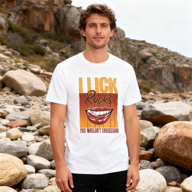 I Lick Rocks Funny Geologist T-Shirt (Creator Uploaded)