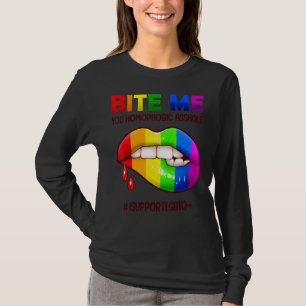 I Licked It So It's Mine Lgbtq Lips Rainbow Lgbt T-Shirt